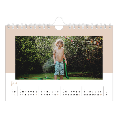 Calendrier photo A5 — Palette naturelle [Mars]