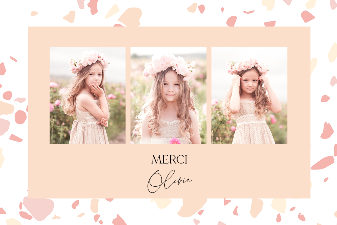 Carte de remerciement — Terrazzo