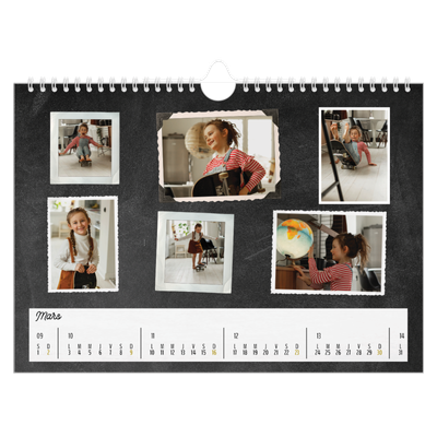 Calendrier photo A4 — Collection de photos [Mars]