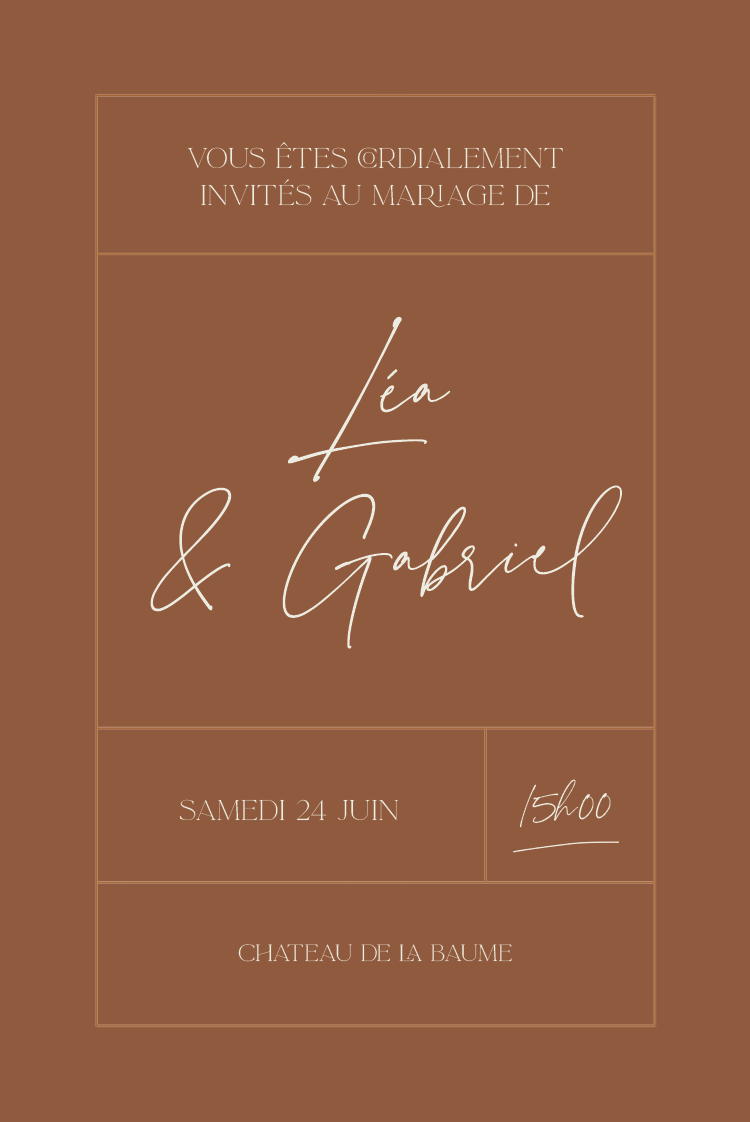 Cartons d'invitation — Terre à terre