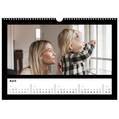 Calendrier photo A3 — Bodures noires [Avril]