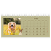 Calendrier de bureau — Chiot joueur [couverture]