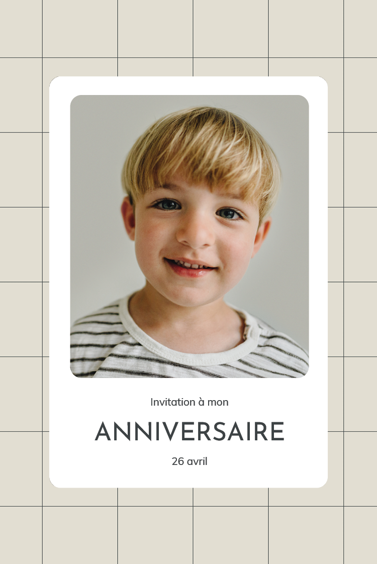 Cartons d'invitation — Entrecroisement simple