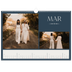 Calendrier photo A3 — Ardoise et sérifs [Mars]