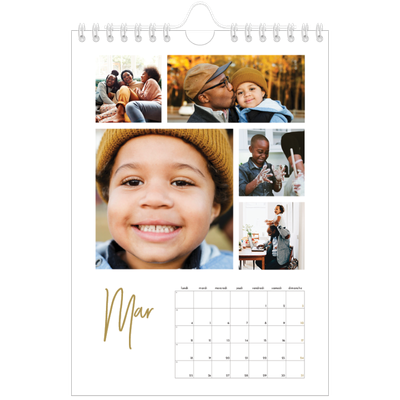 Calendrier photo A5 — Manuscrit [Mars]