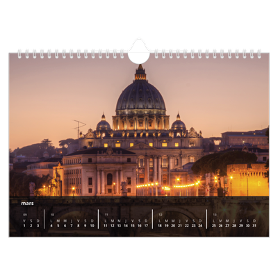 Calendrier photo A4 — Panorama [Mars]