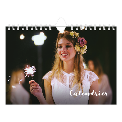 Calendrier photo A5 — Superposition pinceau [couverture]