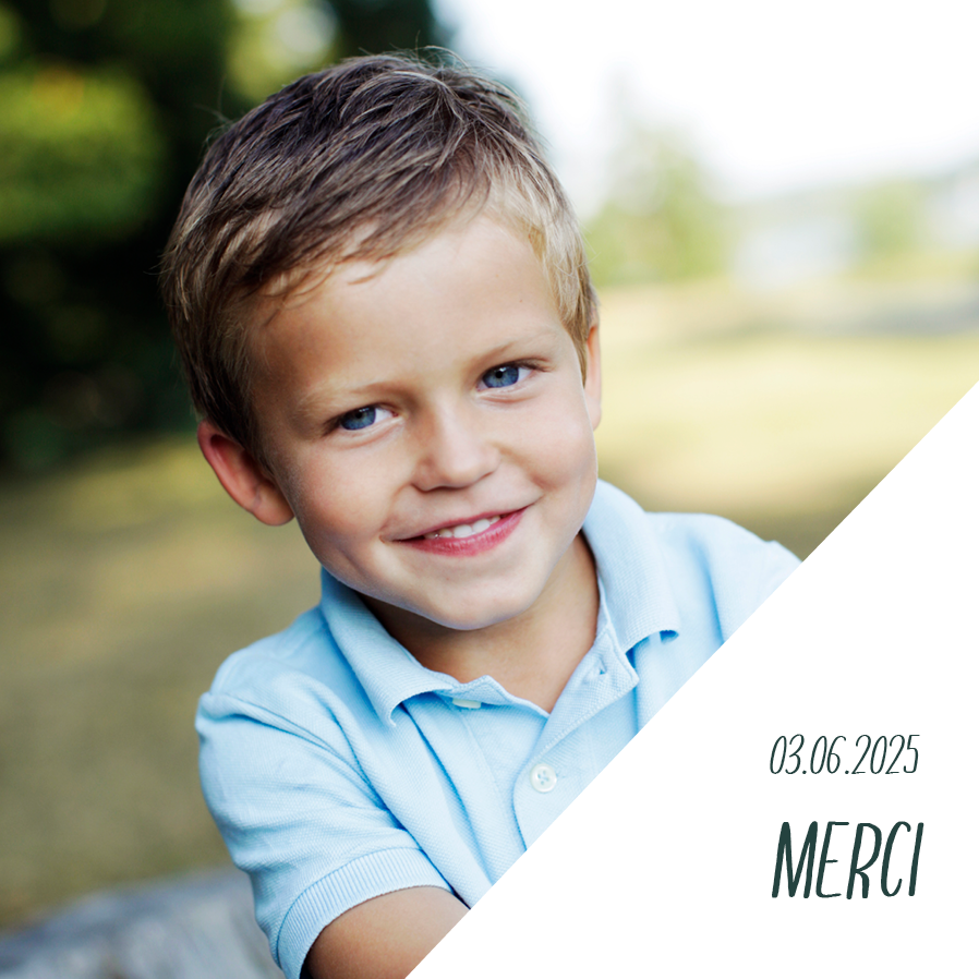 Carte de remerciement — Nouvelle perspective