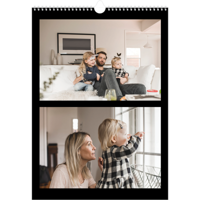 A3 Calendrier annuel — Bodures noires [couverture]