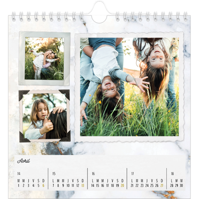 Calendriers annuels carré — Collection de photos [Avril]