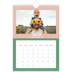 Calendrier photo A5 — Papier peint acidulé [Janvier]