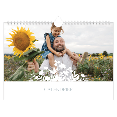 Calendrier photo A4 — Invitation champêtre [couverture]