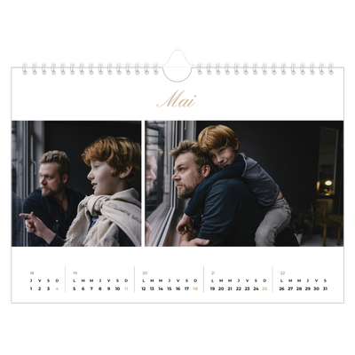 Calendrier photo A4 — Diaporama [couverture]
