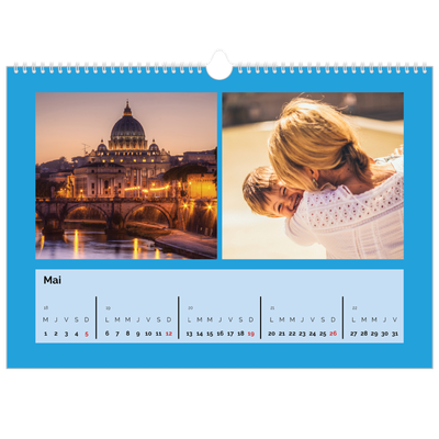 Calendrier photo A3 — Panel de couleur [couverture]