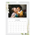 Calendrier photo A4 (20 x 30 cm) — Éclaboussure florale [Janvier]