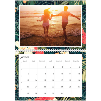 Calendrier photo A4 double — Tropical