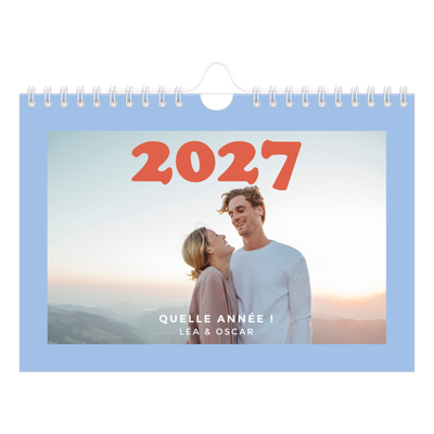 Calendrier photo A5 — Cadres rétro [couverture]