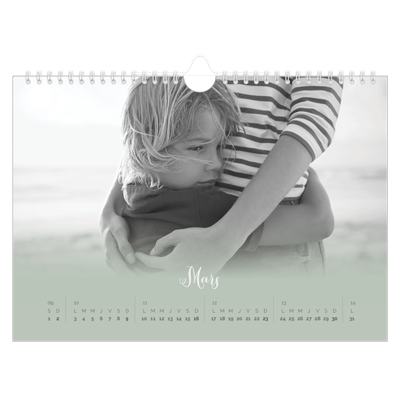 Calendrier photo A4 — Fondu argile [Mars]