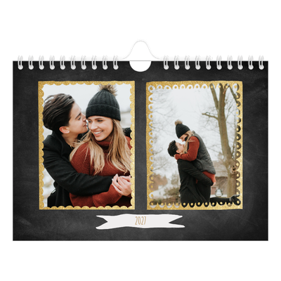 Calendrier photo A5 — Paillete et ardoise [couverture]