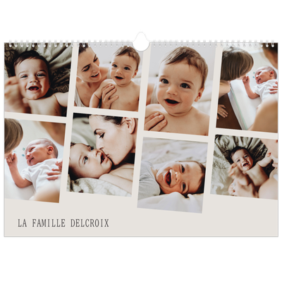 Calendrier photo A3 — Souvenirs en mouvement [couverture]