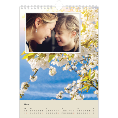 Calendrier photo A4 (20 x 30 cm) — Saison en immersion [Mars]