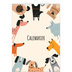 Calendrier photo A4 (20 x 30 cm) — Pattes de chien et gribouillis [couverture]