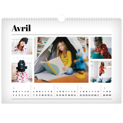 Calendrier photo A3 — Une de magazine [Avril]