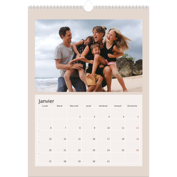 Calendrier photo A3 — Terracotta