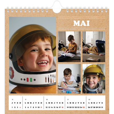 Calendriers annuels carré — Chronique de l'année [couverture]