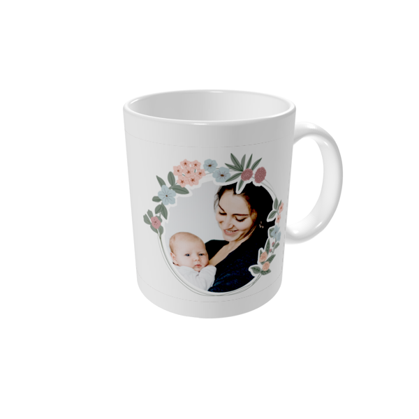 Mug personnalisé — Mother’s Day flowers