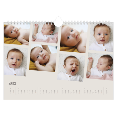 Calendrier photo A4 — Souvenirs en mouvement [Mars]