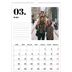 A3 Calendrier annuel — Sérif et moments [Mars]