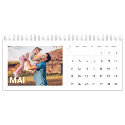 Calendrier de bureau — Grand mois [couverture]