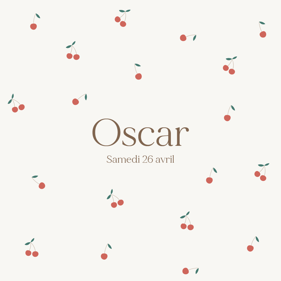 Cartons d'invitation — Cerise sur le bonheur