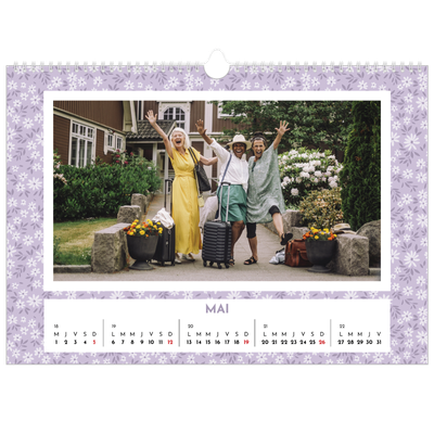 Calendrier photo A3 — En floraison [couverture]
