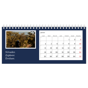 Calendrier de bureau — Terre éditoriale