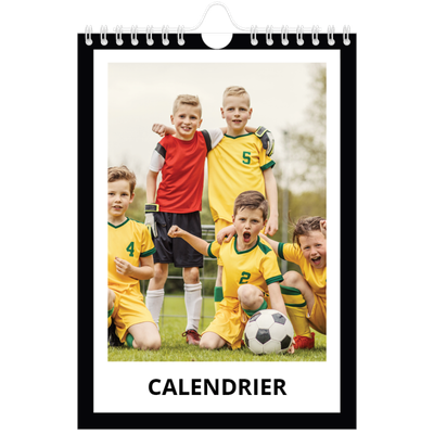 Calendrier photo A5 — Cadre noir [couverture]