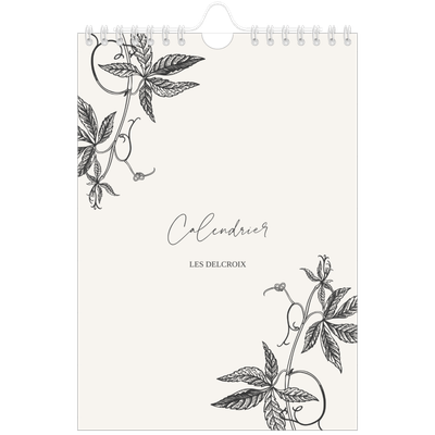 Calendrier photo A5 — Encre & lierre [couverture]