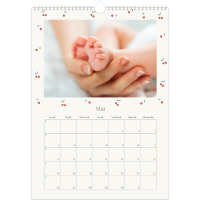 A3 Calendrier annuel — Cerise sur le bonheur [couverture]