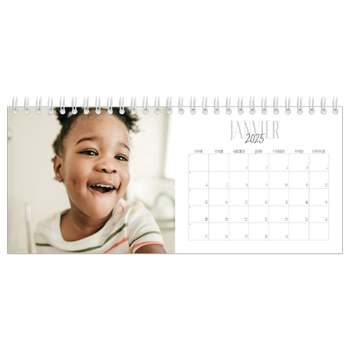 Calendrier de bureau — Mix de typographies