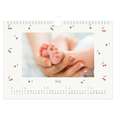 Calendrier photo A4 — Cerise sur le bonheur [couverture]