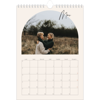 Calendrier photo A4 (20 x 30 cm) — Arche de souvenirs [couverture]