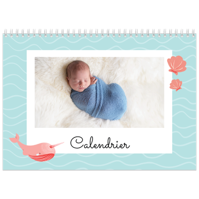 Calendrier photo A4 double (30 x 40 cm) — Mes petits animaux [couverture]