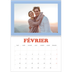 Calendrier photo A4 double (30 x 40 cm) — Cadres rétro [Février]