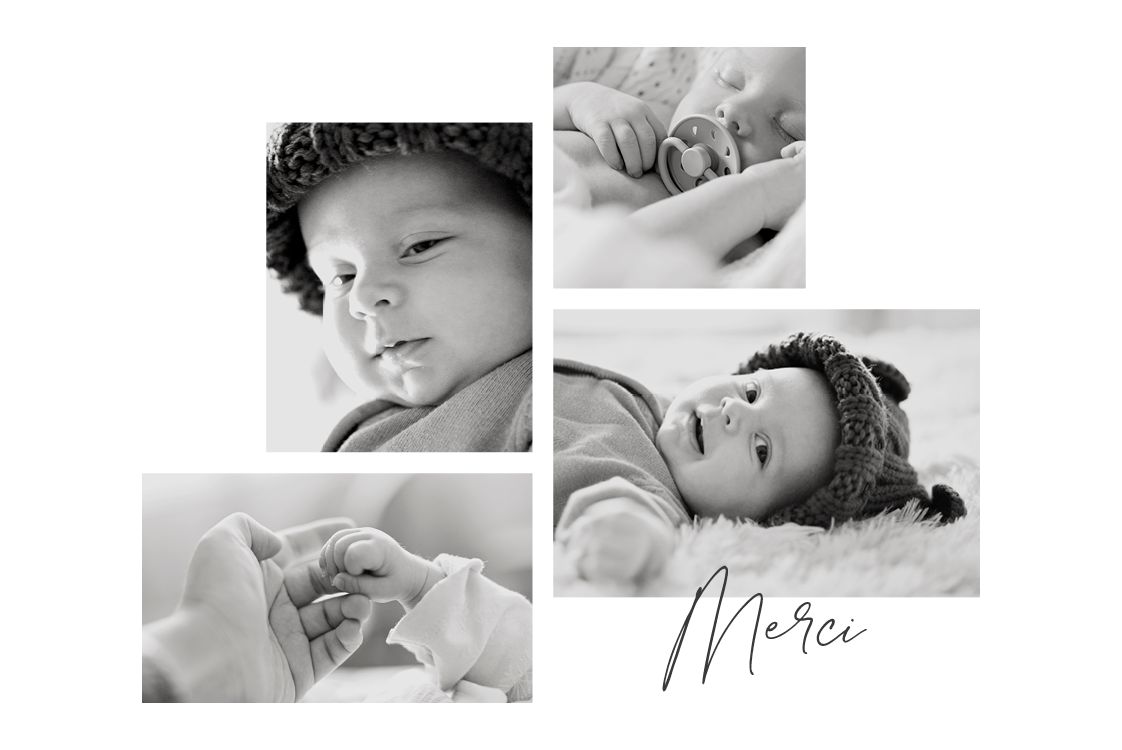 Carte de remerciement — Petite élégance