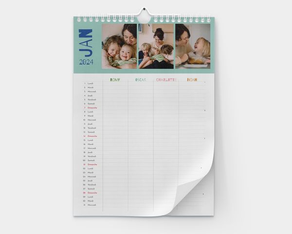 Calendrier familial